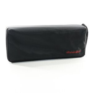 Discwasher VTG 15 Cassette Tape Carry Case Travel Holder Storage w/ Strap Black